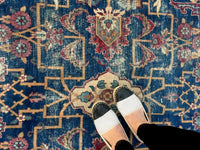 [vintage rugs] - Blue Parakeet Rugs
