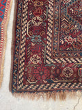 5'2 x 6'4 Antique Persian Shiraz Rug (#233) - Blue Parakeet Rugs