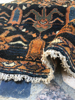 2’10 x 3’10 Persian Vintage Rug - Blue Parakeet Rugs
