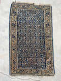 2’10 x 4’7 Antique Baluch Rug #2555 - Blue Parakeet Rugs