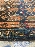2’10 x 3’10 Persian Vintage Rug - Blue Parakeet Rugs