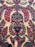 12x20 Ivory Persian Kerman Rug / #JLrug - Blue Parakeet Rugs