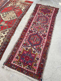 2’ x 5’10 Persian Gharajeh Heriz runner (#1900) - Blue Parakeet Rugs