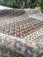 4’2 x 12’ Persian Tabriz Runner / rug runner / (#400) - Blue Parakeet Rugs