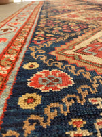 3’ x 14’9 Antique Persian Runner #2323 / Long Vintage Runner - Blue Parakeet Rugs