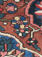 10’9 x 13’1 Antique Persian Bakhtiari rug (#1382) - Blue Parakeet Rugs