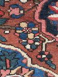 10’9 x 13’1 Antique Persian Bakhtiari rug (#1382) - Blue Parakeet Rugs