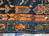 2’10 x 3’10 Persian Vintage Rug - Blue Parakeet Rugs