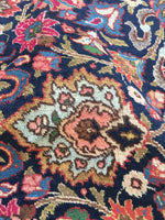 7’9 x 11’2 Antique 1920s Tabriz Rug (#1357) - Blue Parakeet Rugs
