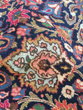 7’9 x 11’2 Antique 1920s Tabriz Rug (#1357) - Blue Parakeet Rugs