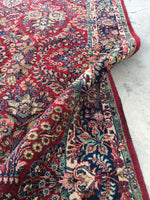 6x9 Antique Ghazvin rug (#1345) - Blue Parakeet Rugs