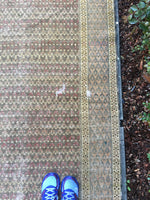 4’2 x 12’ Persian Tabriz Runner / rug runner / (#400) - Blue Parakeet Rugs
