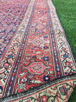 6'4" x 13'5" Antique Mahal Rug - Blue Parakeet Rugs