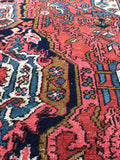 6’6 x 9’2 Beautiful and Bold tribal Heriz rug (#1086) - Blue Parakeet Rugs