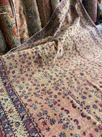 8’4 x 12’6 Antique Persian Kerman rug #2823ML - Blue Parakeet Rugs