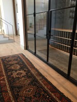 3'7 x 9'7 antique Persian Heriz Runner (#743) - Blue Parakeet Rugs