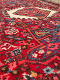 5’2 x 12’8 Vintage Persian Gharajeh Runner #2353 / 5x13 Vintage Runner - Blue Parakeet Rugs
