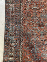 6’8 x 9’2 Antique Qashqai Rug #2910