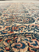 4’3 x 6’2  Antique Persian Senneh #2362 / Small Persian Rug - Blue Parakeet Rugs