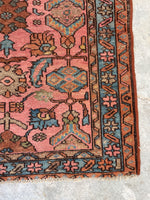 3’4 x 6’3 Antique Persian Malayer #2373 at Anthropologie / Small Malayer / Small 3x6 Rug - Blue Parakeet Rugs