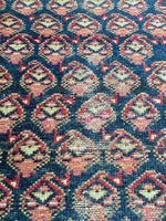 3’9 x 15’4 Antique Kurdish Runner (#1370) - Blue Parakeet Rugs
