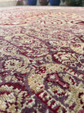 8’3 x 9’10 Antique Lavender Ground Agra Rug #2480 / 8x10 Vintage Rug - Blue Parakeet Rugs