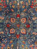 8’9 x 11’9 Antique Persian rug #2595ML - Blue Parakeet Rugs