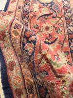 8’1 x 11’2 Antique Persian Tabriz Rug (#1048) - Blue Parakeet Rugs