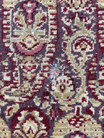 8’3 x 9’10 Antique Lavender Ground Agra Rug #2480 / 8x10 Vintage Rug - Blue Parakeet Rugs