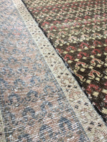 4’2 x 12’ Persian Tabriz Runner / rug runner / (#400) - Blue Parakeet Rugs