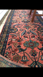 2'8' x 10'4 Antique Persian Lilihan Rug - Blue Parakeet Rugs