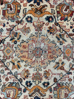 7’7 x 10’3  Late 19th Century Persian Mahal rug (#2371) - Blue Parakeet Rugs