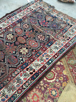 4’2 x 8’2 Qashqai Tribal Runner (#1039A) - Blue Parakeet Rugs