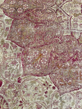 10’3 x 11’6 Antique floral design Kerman Lavar rug #1970ML / 10x12 Vintage rug - Blue Parakeet Rugs