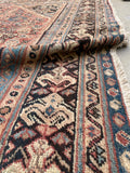 9’1 x 12’ Antique Persian Mahal rug #236M - Blue Parakeet Rugs