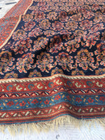 4'4 x 4'11 Antique Paisley Afshar Rug - Blue Parakeet Rugs