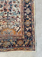7’7 x 10’3  Late 19th Century Persian Mahal rug (#2371) - Blue Parakeet Rugs