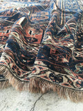 5’7 x 7’ Antique Shiraz Tribal Rug (#1376) - Blue Parakeet Rugs