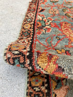 1’10 x 2’8 Antique Persian Tabriz Rug (#1932) - Blue Parakeet Rugs