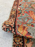 1’10 x 2’8 Antique Persian Tabriz Rug (#1932) - Blue Parakeet Rugs