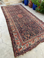 6’3 x 12’7 Antique Persian Rug #2465 - Blue Parakeet Rugs