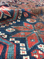 4’2 x 8’2 Qashqai Tribal Runner (#1039A) - Blue Parakeet Rugs