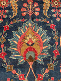 10'4 x 13' Antique Persian rug #1838 / Large Vintage Rug / 10x13 Vintage Rug - Blue Parakeet Rugs
