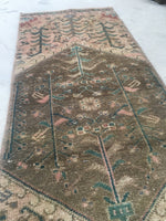 1’9 x 4’8 skinny vintage Persian runner (#1292ML) - Blue Parakeet Rugs