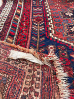 5’1 x 6’6 Antique Persian Afshar Rug (#1295) - Blue Parakeet Rugs