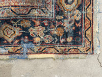 7’7 x 10’3  Late 19th Century Persian Mahal rug (#2371) - Blue Parakeet Rugs