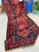 3’9 x 7’5 Antique Kazak Rug #2405ML - Blue Parakeet Rugs