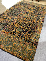 6’5 x 11’5 Finely woven large rug remnant #1978ML - Blue Parakeet Rugs
