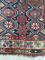 4’2 x 8’2 Qashqai Tribal Runner (#1039A) - Blue Parakeet Rugs