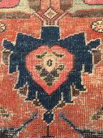 10x14 antique Persian Mahal (Reserved for Sarah) - Blue Parakeet Rugs